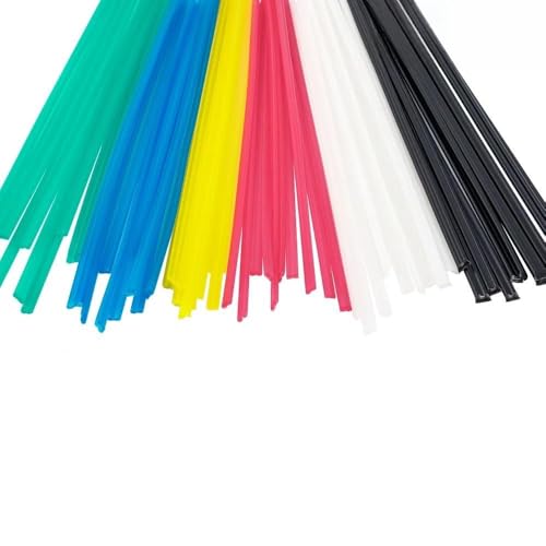 60PCS Plastic Welding Rods Colorful PP Welding Sticks DIY 20cm 5x2mm for Plastic Welder Guns Car Bumper Repair Welding Supplies von LPAYBCFO