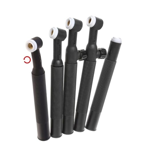 Argon-Lichtbogenschweißpistolenkopf WP9 WP9F 9F 9V 9FV SR9 SR9F SR9V SR9FV SR9P WIG-Brennerkörper, luftgekühlter Kopf, drehbar, 125 AMP(WP9F) von LPAYBCFO