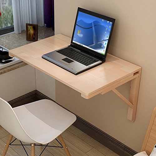 LPBSKHJW Wandhängetisch aus massivem Holz, Klapptisch, Computertisch, Größe optional. Klappbarer Schreibtisch und Ambition von LPBSKHJW