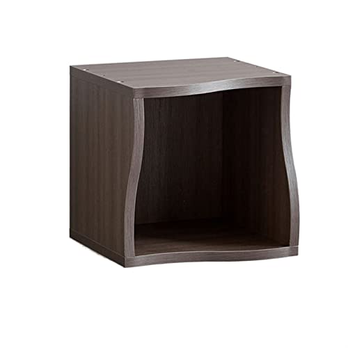 LPEIJIE Kleiner Schrank aus Massivholz, frei kombinierbares Stufen-Bücherregal, einfaches Bücherregal von LPEIJIE