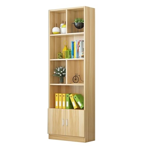 LPEIJIE Vielseitiges Bücherregal aus Massivholz, freistehendes modulares Bücherregal für Studenten und den Heimgebrauch von LPEIJIE