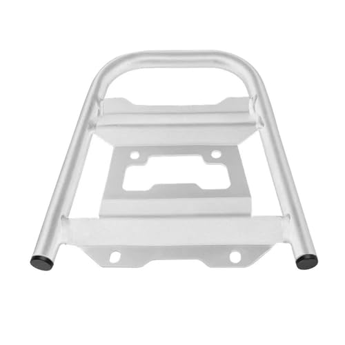 Hinterradgepäckträger Für Trk702x Pannier Halterung Motorrad Top Case Rack Gepäck Box Toolbox Unterstützung Halter Rahmen Motorrad Gepäckträger(Silver Top Rack) von LPKGHBZNT