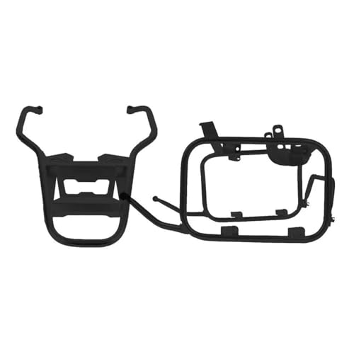 Hinterradgepäckträger Für V-Strom 800se 800de 2023 2024 Motorradgepäcktaschen Topcaseträger Koffer Satteltaschenhalter Stammrahmen Motorrad Gepäckträger(Black One Set) von LPKGHBZNT