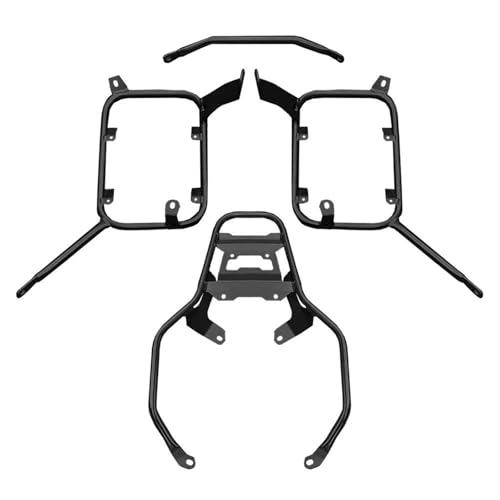 Hinterradgepäckträger Für Versys650 2010 2011 2012 2013 2014 Motorrad Top Case Rack Packtaschen Gepäck Box Halterung Fracht Unterstützung Halter Motorrad Gepäckträger(Black One Set) von LPKGHBZNT