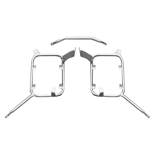 Hinterradgepäckträger Für Versys650 2010 2011 2012 2013 2014 Motorrad Top Case Rack Packtaschen Gepäck Box Halterung Fracht Unterstützung Halter Motorrad Gepäckträger(Silver Pannier Rack) von LPKGHBZNT
