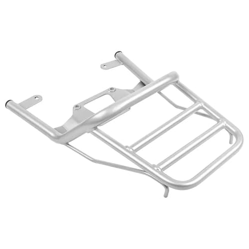 Hinterradgepäckträger Für Z900rs 2017-2024 Motorrad Rücksitz Rack Gepäck Fracht Regal Halterung Passagier Armlehne Rahmen Halter Motorrad Gepäckträger(Silver) von LPKGHBZNT