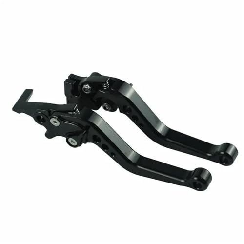 LPKGHBZNT Motorrad Hebel Bremshebel Universal Motorrad Kupplung Bremsgriff Trommel Hebel Motorrad Zubehör Modifikation Kupplung Bremshebel(Black) von LPKGHBZNT