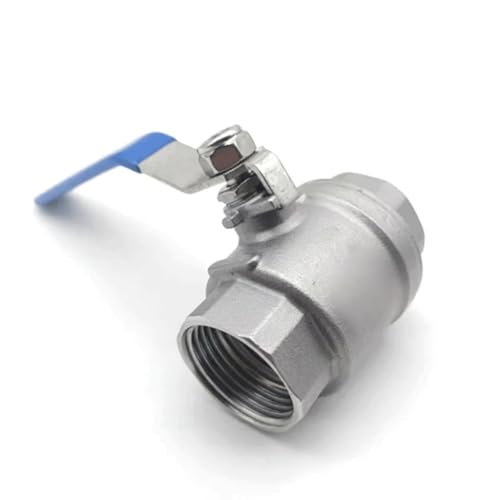 Kugelhahn, Innengewinde Edelstahl SS304 2P Kugelhahn mit vollem Durchgang, for Wasserschalter mit Vinylgriff-Gewindeventilen for den Heimgebrauch(1-1/2")(2") von LPLPL