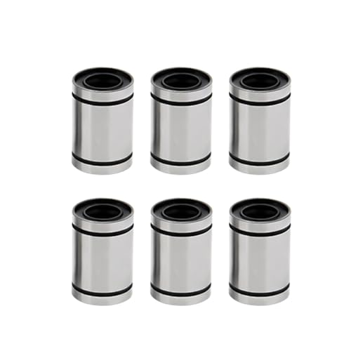 LPMPCZKZGF 10 teile/los LM6UU LM8UU LM10UU LM12UU Linearbuchse 8mm CNC Linearlager for Stangen Linerschiene Linearwellenteile 3D Drucker Lager(LM10UU (10x19x29)) von LPMPCZKZGF