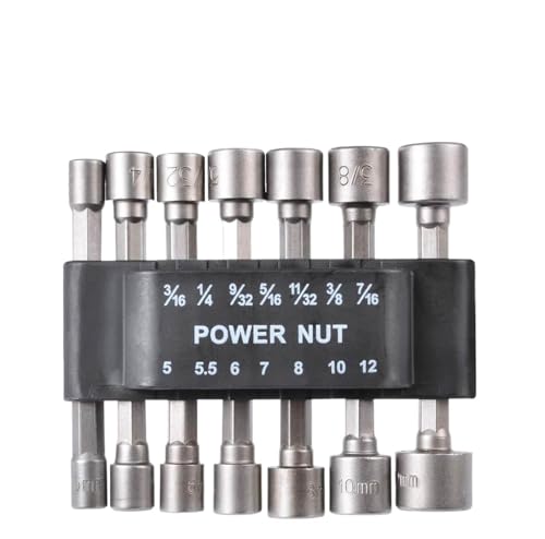 LPMPCZKZGF 14-teiliges Power-Steckschlüssel-Bohrer-Set 5-12 mm Sechskantschaft Sechskantmuttern-Stecknuss 1/4 Zoll Schraube Metric Driver Tool Set Adapter Drill Bit Hülsenfassung LPMPCZKZGF 14-teiliges Power-Steckschlüssel-Bohrer-Set 5-12 mm Sechskantschaft Sechskantmuttern-Stecknuss 1/4 Zoll Schraube Metric Driver Tool Set Adapter Drill Bit Hülsenfassung von LPMPCZKZGF