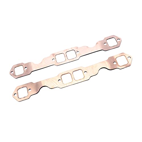LPMPCZKZGF 2 stücke Sbc Kupfer-Header-Auspuff-Dichtungsdichtung Abgaskrümmer-Dichtungssatz for Chevy SB 327 305 350 383 283-327-350-383-400 Dichtungen von LPMPCZKZGF