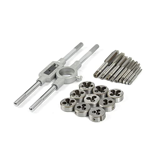 LPMPCZKZGF 20 STÜCKE Multi-Use-TAP-Matschemie einstellbar Metrik Kohlenstoffstahl Hand Schneckenhähne Set Halter Thread-Gauge-Schlüssel-Werkzeug for Autoreparatur Werkzeuge für Werkzeug LPMPCZKZGF 20 STÜCKE Multi-Use-TAP-Matschemie einstellbar Metrik Kohlenstoffstahl Hand Schneckenhähne Set Halter Thread-Gauge-Schlüssel-Werkzeug for Autoreparatur Werkzeuge für Werkzeug von LPMPCZKZGF