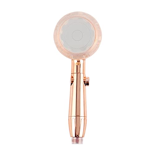 LPMPCZKZGF 3 Modi Dusche Kopf einstellbar Druck beim Duschkopf Kunststoff Handheld Bad Sprayer Home Bad Duschkopf Dusche(Rose Gold) von LPMPCZKZGF