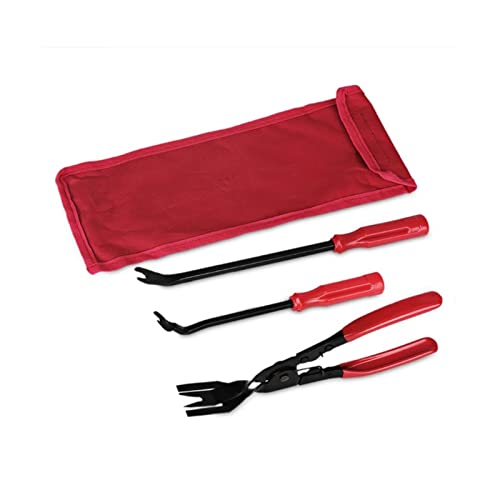 LPMPCZKZGF 3 Teile/Satz Auto Auto Tür Panel Entferner Remover Clip Trim Auto Fastener Zange Abzieher Werkzeug Halterung Clip Remover Pry Bar Werkzeug + Nylonbeutel Kunststoffverschlüsse von LPMPCZKZGF