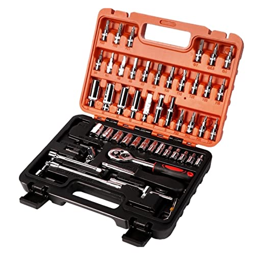 LPMPCZKZGF 53 STÜCKE Schraubenschlüssel Set 1/4 "Schraubendreher Ratsche Racket Set KIT Auto Reparaturwerkzeuge Kombination Handwerkzeugsatz Werkzeuge für Werkzeug LPMPCZKZGF 53 STÜCKE Schraubenschlüssel Set 1/4 "Schraubendreher Ratsche Racket Set KIT Auto Reparaturwerkzeuge Kombination Handwerkzeugsatz Werkzeuge für Werkzeug von LPMPCZKZGF