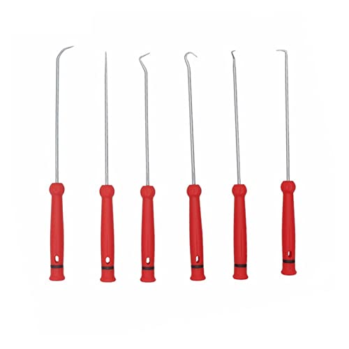 LPMPCZKZGF 6 stücke 250mm Auto Auto Fahrzeug Öldichtung Schraubendreher Set O-Ring Seal Dichtung Abzieher Remover Pick Hooks Reparatur Werkzeuge for Auto Kunststoffverschlüsse von LPMPCZKZGF