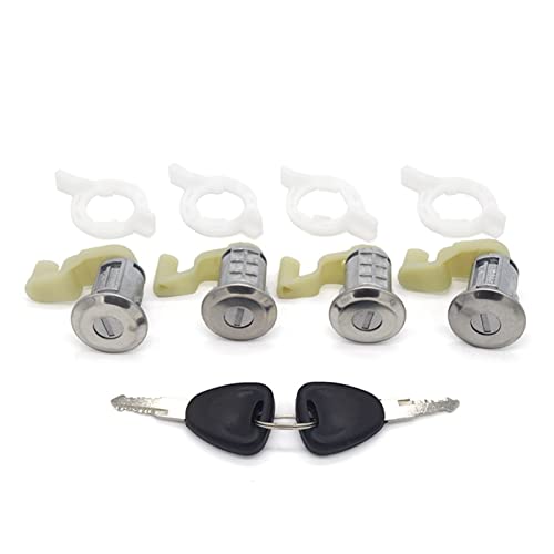 LPMPCZKZGF 7701472806. 4 stücke Türschloss for 2 Schlüsseln Kompatibel for Renault Kompatibel for Clio II 98-05. Schlösser und Beschläge LPMPCZKZGF 7701472806. 4 stücke Türschloss for 2 Schlüsseln Kompatibel for Renault Kompatibel for Clio II 98-05. Schlösser und Beschläge von LPMPCZKZGF
