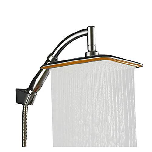 LPMPCZKZGF 9 inch Drehen 360 Grad Badezimmer Regen Duschkopf Abs Chromwassereinsparung Duschverlängerung Arm Hand Duschkopf dünn Dusche LPMPCZKZGF 9 inch Drehen 360 Grad Badezimmer Regen Duschkopf Abs Chromwassereinsparung Duschverlängerung Arm Hand Duschkopf dünn Dusche von LPMPCZKZGF