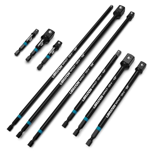 LPMPCZKZGF 9-teiliges Stecknuss-Adapter-Set Bohrer-Stecknuss-Adapter Schlagschrauber-Stecknuss-Adapter Steckschlüssel-Adapter Bohrer-Stecknuss-Adapter-Verlängerung Hülsenfassung LPMPCZKZGF 9-teiliges Stecknuss-Adapter-Set Bohrer-Stecknuss-Adapter Schlagschrauber-Stecknuss-Adapter Steckschlüssel-Adapter Bohrer-Stecknuss-Adapter-Verlängerung Hülsenfassung von LPMPCZKZGF