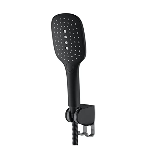 LPMPCZKZGF Badezimmer Square Handheld. Abs Duschkopf 90 Grad rotierender Halter for Haken Duschkopf Set Badezimmer Duschzubehör Dusche von LPMPCZKZGF