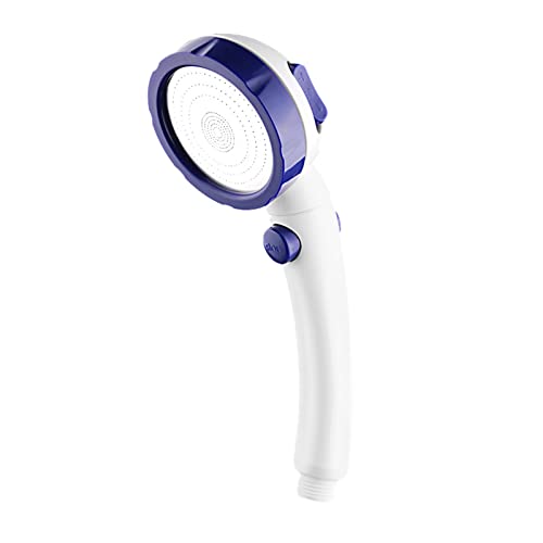 LPMPCZKZGF Druckerisiertes Bad Duschkopf Hochdruck-Strahlung 3 Modi einstellbares Badezimmersparende Wasser-Duschkopf SPA Düsenspray Handheld. Dusche(Blue-White) von LPMPCZKZGF