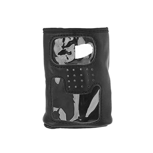 LPMPCZKZGF Handheld Zweizweck-Radio-Rakel-Kratzfeste weiche Ledertasche Walkie-Talkie-Schutzhülle for Yaesu kompatibel VX-6R / 7R VX-6E Intercom-Tasche von LPMPCZKZGF