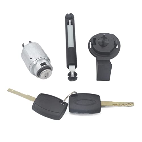 LPMPCZKZGF Komplette Schloss-Set-Zündschalttürschloss kompatibel for FORD Kompatibel for Fokus MK2 II 2004-2012 Kompatibel for C-max. Kompatibel for Kuga Schlösser und Beschläge(3PCS) von LPMPCZKZGF