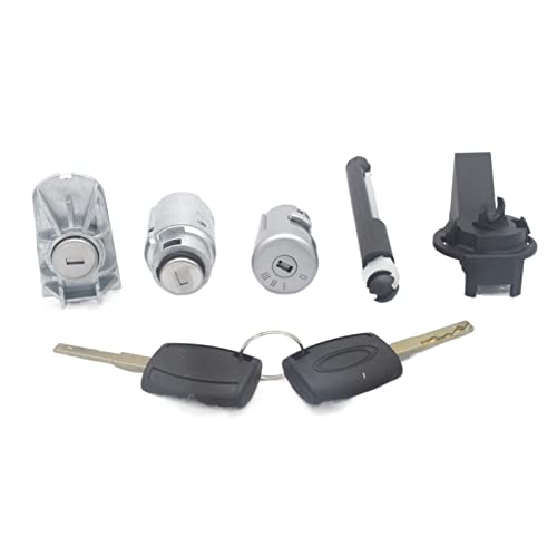 LPMPCZKZGF Komplette Schloss-Set-Zündschalttürschloss kompatibel for FORD Kompatibel for Fokus MK2 II 2004-2012 Kompatibel for C-max. Kompatibel for Kuga Schlösser und Beschläge(Lock Set) von LPMPCZKZGF