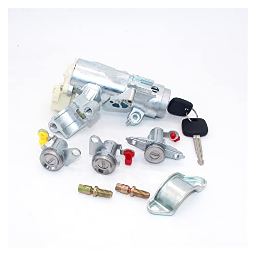 LPMPCZKZGF Komplette Set Zündschalter Türschloss-Zylinder-Trunk-Heckklappen-Schloss Kompatibel for Toyota kompatibel for der Corolla AE110 1996-2002 Schlösser und Beschläge(COMPLETE SET) von LPMPCZKZGF