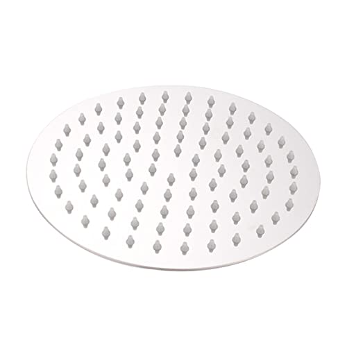 LPMPCZKZGF Moderne Runde & Square Edelstahl Duschkopf Rainfall Regen Duschkopf Chrom Hochdruck Bad Wasserhahn Regen Dusche 6/8 Zoll Dusche(Round,6 inch) von LPMPCZKZGF
