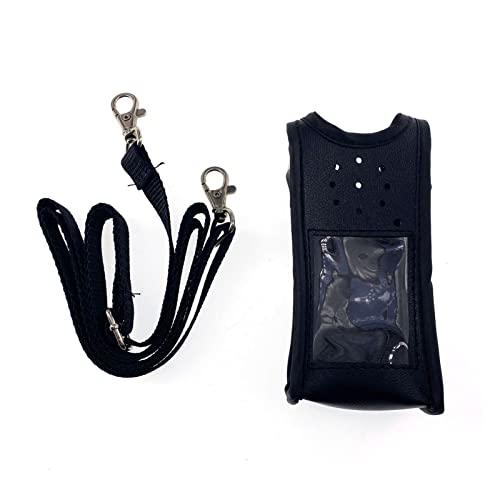 LPMPCZKZGF Schutzabdeckungsbeutel-Gurt-Holster-Leder-Tragetasche for Baofeng kompatibel UV-9R UV9R Plus Funkzubehör Intercom-Tasche(2pcs) von LPMPCZKZGF