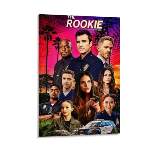 LPSMFWV The Rookie Poster, Ästhetik, Leinwand, Wandkunst, Wohnzimmer, Poster, moderne Heimdekoration, Druckposter, Heimbüro, Dekoration, Leinwandposter, Kunstposter, Dekoration, Rahmenstil, 50 x 75 cm LPSMFWV The Rookie Poster, Ästhetik, Leinwand, Wandkunst, Wohnzimmer, Poster, moderne Heimdekoration, Druckposter, Heimbüro, Dekoration, Leinwandposter, Kunstposter, Dekoration, Rahmenstil, 50 x 75 cm von LPSMFWV