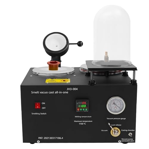 LPUYTJHI 2-Liter-Vakuumgussmaschine mit Digitalanzeige, Hochtemperatur-Raffination, digitaler elektrischer Schmelzofen, for Schmelzen von Schrott, Silber, Gold, Kupfer LPUYTJHI 2-Liter-Vakuumgussmaschine mit Digitalanzeige, Hochtemperatur-Raffination, digitaler elektrischer Schmelzofen, for Schmelzen von Schrott, Silber, Gold, Kupfer von LPUYTJHI