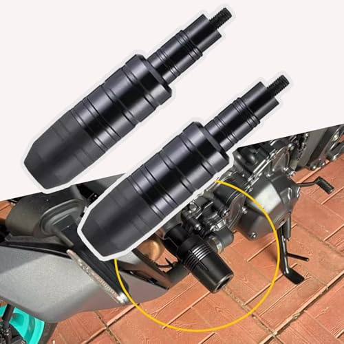 LPYFDC Motorrad-Rahmenschieber für Ducati DesertX 2022 2023 2024 2025, Motorrad-Auspuffschieber Anti Crash Sturzschutz, Motorrad Sturzpads Schieber,A Black LPYFDC Motorrad-Rahmenschieber für Ducati DesertX 2022 2023 2024 2025, Motorrad-Auspuffschieber Anti Crash Sturzschutz, Motorrad Sturzpads Schieber,A Black von LPYFDC