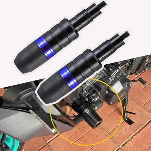 LPYFDC Motorrad-Rahmenschieber für Ducati DesertX 2022 2023 2024 2025, Motorrad-Auspuffschieber Anti Crash Sturzschutz, Motorrad Sturzpads Schieber,A Blue LPYFDC Motorrad-Rahmenschieber für Ducati DesertX 2022 2023 2024 2025, Motorrad-Auspuffschieber Anti Crash Sturzschutz, Motorrad Sturzpads Schieber,A Blue von LPYFDC