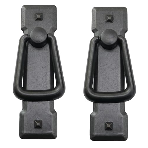 LQ Industrial Schrankgriff, Zinklegierung, Vintage-Stil, 26 x 95 mm, Schubladengriffe, Hardware-Knauf, geeignet für Küchen, Schminktisch, Kleiderschränke, 2 Stück von LQ Industrial