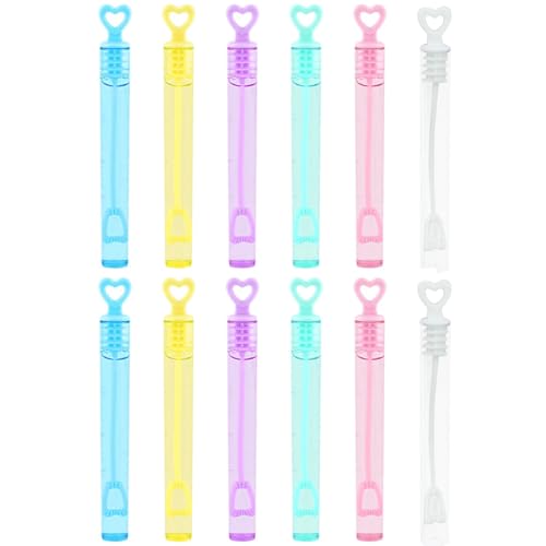 LQIOACU 12 Stück Seifenblasen Set, Seifenblasen Hochzeit Set in Regenbogenfarben, Hochzeit Seifenblasen, Mini Seifenblasen, für Hochzeit Taufe Geburtstag Goldene Hochzeit Verlobung (Ohne Seifenlauge) LQIOACU 12 Stück Seifenblasen Set, Seifenblasen Hochzeit Set in Regenbogenfarben, Hochzeit Seifenblasen, Mini Seifenblasen, für Hochzeit Taufe Geburtstag Goldene Hochzeit Verlobung (Ohne Seifenlauge) von LQIOACU