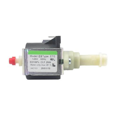 EP8 AC120V29W 2,5 Bar 1300 Cc/min Kaffeemaschinen-Wasserpumpe, Magnetpumpe, Austausch Elektromagnetischer Wasserpumpenteile EP8 AC120V29W 2,5 Bar 1300 Cc/min Kaffeemaschinen-Wasserpumpe, Magnetpumpe, Austausch Elektromagnetischer Wasserpumpenteile von LQIYLQNR