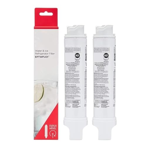 Ersatz-Kühlschrank-Wasserfilter, Kompatibel Mit EPTWFU01, Kompatibel Mit Pure Source Ultra II Pure Source Ultra 2 EWF02 012505454226 4562222 807946701, Kühlschrank-Wasserfilter-Ersatz, Eingebauter Küh von LQIYLQNR