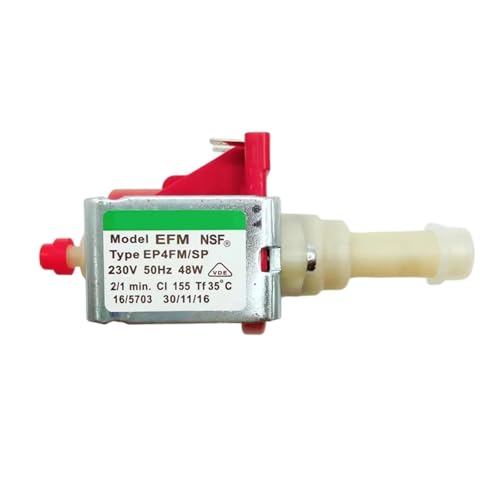 Induktionswasserpumpe For Kaffeemaschinen, Kompatibel Mit ULKA, EP4 EP5 EP4FM AC120V 230V 41W 48W Magnetpumpe Wasserpumpe Kaffeemaschine Elektromagnetische Wasserpumpe Teileersatz(EP4FM 230V 50Hz) von LQIYLQNR