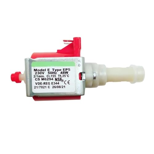 Induktionswasserpumpe For Kaffeemaschinen, Kompatibel Mit ULKA, EP4 EP5 EP4FM AC120V 230V 41W 48W Magnetpumpe Wasserpumpe Kaffeemaschine Elektromagnetische Wasserpumpe Teileersatz(EP5 230V 50Hz) von LQIYLQNR