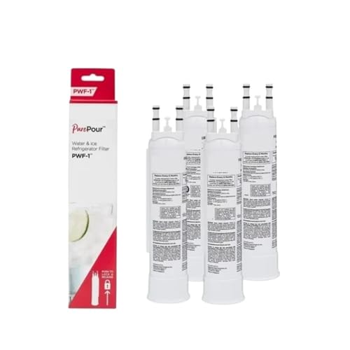 Kühlschrank-Wasserfilter, Kompatibel Mit FPPWFU01, Kompatibel Mit PWF-1, Eingebauter Kühlschrankfilter(4PCS) von LQIYLQNR
