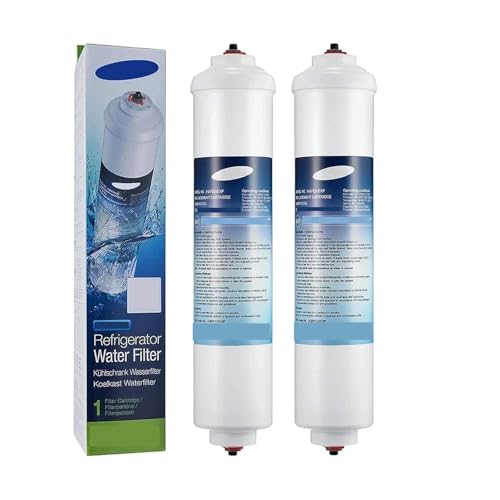Kühlschrank-Wasserfilter, Kompatibel Mit Samsung, DA29-10105J HAFEX/EXP WSF-100 Aqua-Pure Plus 5231JA2010B, Kompatibel Mit GE GXRTQR, Eingebauter Kühlschrankfilter(2pcs) von LQIYLQNR