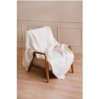 Weiche Leinen Decke - Waffel Bettdecke Tagesdecke Luxuriöse Bettwäsche Überwurf von LQLinen