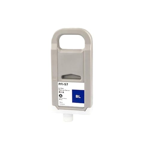 LQNXAVUD 700 ml kompatible Pigmenttintenkassette PFI57 PFI-57 PFI 57 Kompatibel mit Pro 520 540 Drucker Nachfülltinte Ersatz(Blue) von LQNXAVUD