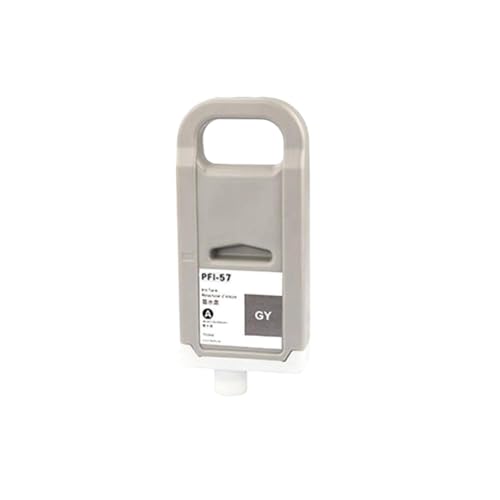 LQNXAVUD 700 ml kompatible Pigmenttintenkassette PFI57 PFI-57 PFI 57 Kompatibel mit Pro 520 540 Drucker Nachfülltinte Ersatz(Gray) von LQNXAVUD
