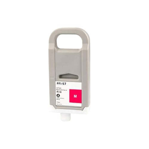 LQNXAVUD 700 ml kompatible Pigmenttintenkassette PFI57 PFI-57 PFI 57 Kompatibel mit Pro 520 540 Drucker Nachfülltinte Ersatz(Matte Black) von LQNXAVUD