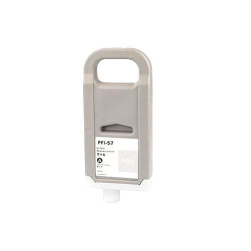 LQNXAVUD 700 ml kompatible Pigmenttintenkassette PFI57 PFI-57 PFI 57 Kompatibel mit Pro 520 540 Drucker Nachfülltinte Ersatz(Photo Gray) von LQNXAVUD