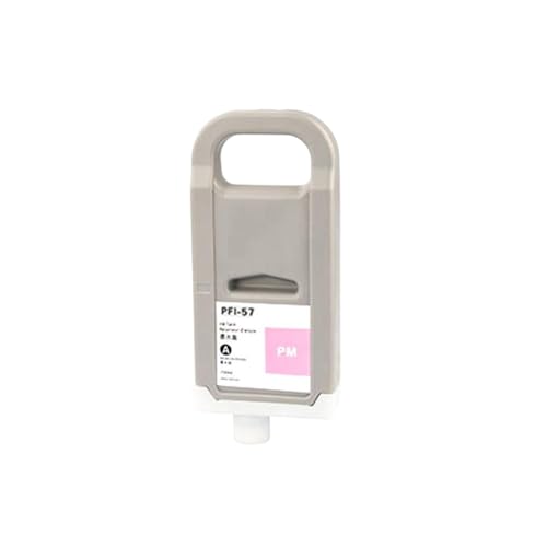 LQNXAVUD 700 ml kompatible Pigmenttintenkassette PFI57 PFI-57 PFI 57 Kompatibel mit Pro 520 540 Drucker Nachfülltinte Ersatz(Photo Magenta) von LQNXAVUD