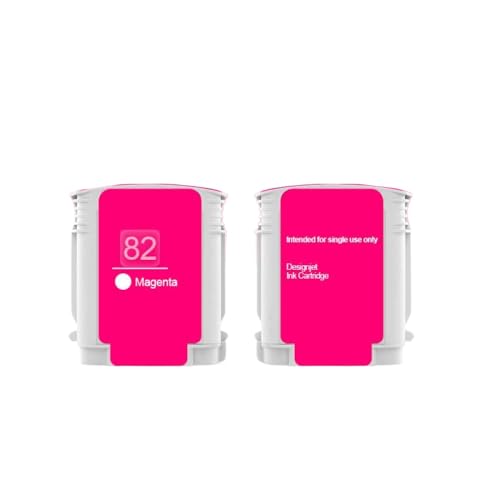 LQNXAVUD Kompatible Tintenpackridge 10 Pack Kompatibel mit DesignJet 500 500Ps Plus 800 800Ps 815 MFP 820 MFP Drucker Arbeiten wie C4844a(82-M-1PC) von LQNXAVUD